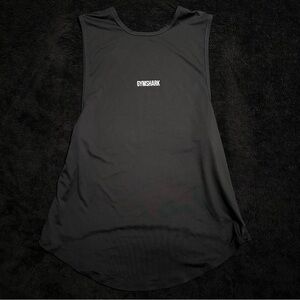 GYMSHARK BLACL TANK XS